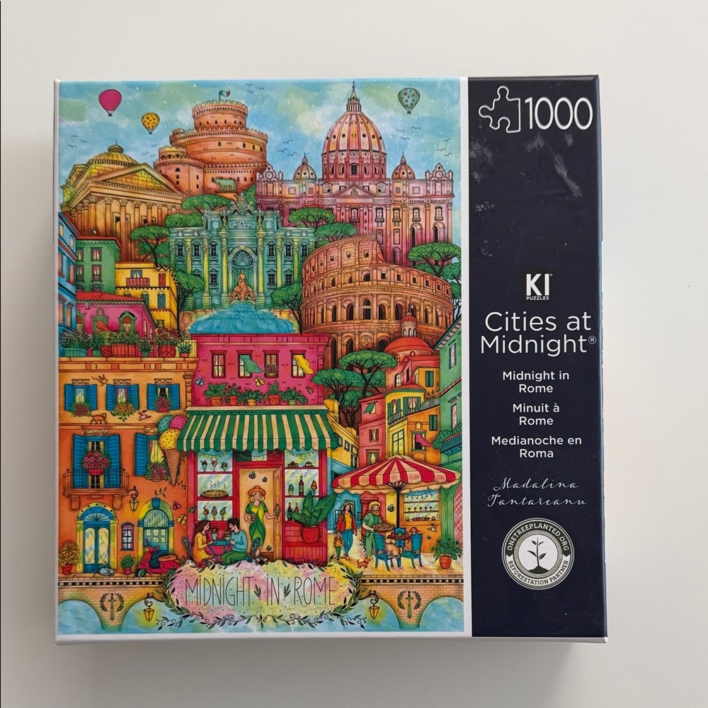 KI - Cities at Midnight 1000-Piece Puzzle - Midnight in Rome
